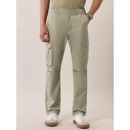 U.S. Polo Assn. Denim Co. Men Regular Fit Cargos Trousers-picture-44