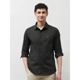 U.S. Polo Assn. Denim Co. Men Solid Spread Collar Regular Fit Cotton Casual Shirt-picture-44