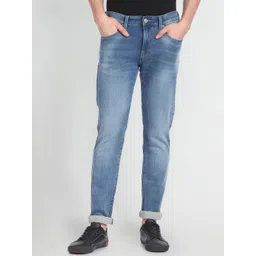 U.S. Polo Assn. Denim Co. Men Tapered Fit Mid-Rise Heavy Fade Stretchable Jeans-picture-35