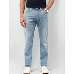 U.S. Polo Assn. Denim Co. Men Tapered Fit Mid-Rise Light Fade Stretchable Jeans-picture-30