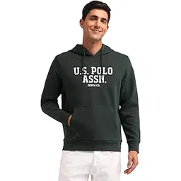 u.s. polo assn. denim co. Men's Olive Printed Crew Neck Long Sleeve Casual Cotton Regular Fit Sweatshirt-picture-37