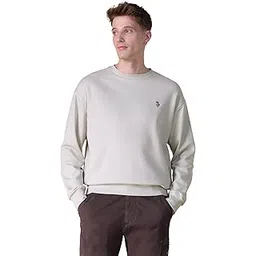 u.s. polo assn. denim co. Men's Solid Relaxed fit Sweatshirt-picture-21