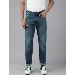 u.s. polo assn. denim co. U S Polo Assn Denim Co Men Blue Harold Slim Straight Fit Heavy Fade Stretchable Jeans-picture-33