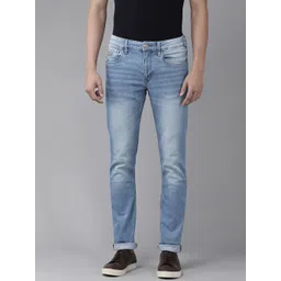 u.s. polo assn. denim co. U S Polo Assn Denim Co Men Blue Skinny Fit Heavy Fade Stretchable Jeans-picture-28