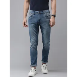 u.s. polo assn. denim co. U S Polo Assn Denim Co Men Blue Slim Fit Light Fade Stretchable Jeans-picture-33