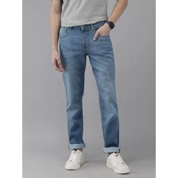 u.s. polo assn. denim co. U S Polo Assn Denim Co Men Blue Slim Fit Mid-Rise Light Fade Clean Look Jeans-picture-21