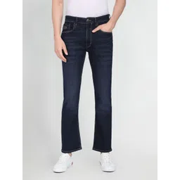 u.s. polo assn. denim co. U S Polo Assn Denim Co Men Dark Blue Bootcut Stretchable Jeans-picture-40