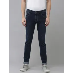 u.s. polo assn. denim co. U S Polo Assn Denim Co Men Navy Blue Slim Fit Mid-Rise Clean Look Jeans-picture-46