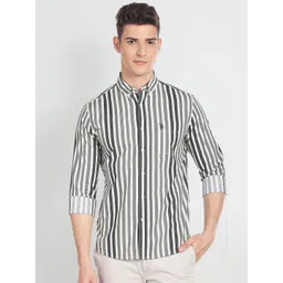 U.S. Polo Assn. Denim Co. Vertical Stripe Slim Shirt-picture-23