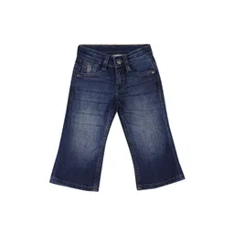 U.S. Polo Assn. Kids Boys Blue Bootcut Light Fade Jeans-picture-43