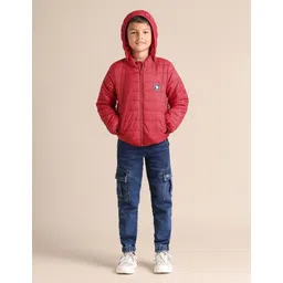 U.S. Polo Assn. Kids Boys Brand Logo Open Front Jacket-picture-47