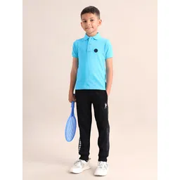 U.S. Polo Assn. Kids Boys Brand Logo Polo Collar T-shirt-picture-22