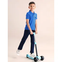 U.S. Polo Assn. Kids Boys Brand Logo Polo Collar T-shirt-picture-52