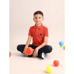 U.S. Polo Assn. Kids Boys Brand Logo Polo Collar T-shirt-picture-18