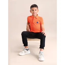 U.S. Polo Assn. Kids Boys Brand Logo Polo Collar T-shirt-picture-13