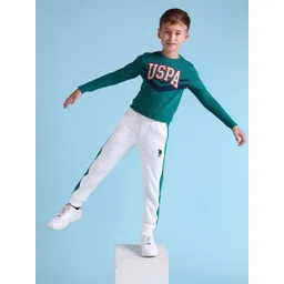 U.S. Polo Assn. Kids Boys Brand Logo Printed Joggers-picture-29