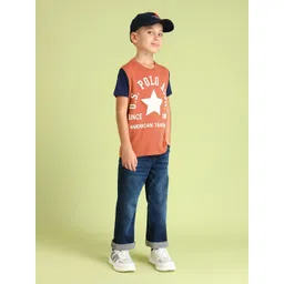 U.S. Polo Assn. Kids Boys Brand Logo Printed Pure Cotton T-shirt-picture-11