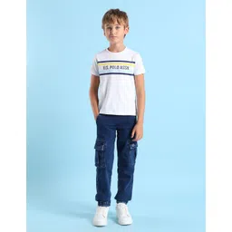 U.S. Polo Assn. Kids Boys Brand Logo Printed T-shirt-picture-28