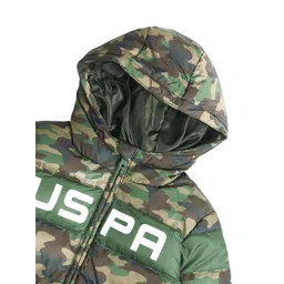 U.S. Polo Assn. Kids Boys Camouflage Padded Jacket image 3