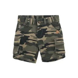 U.S. Polo Assn. Kids Boys Camouflage Printed Cargo Shorts-picture-17