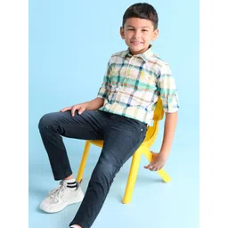 U.S. Polo Assn. Kids Boys Checked Pure Cotton Casual Shirt-picture-36