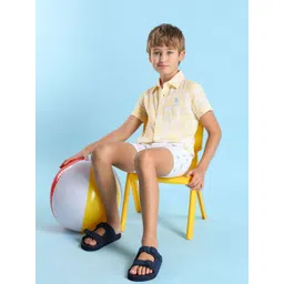 U.S. Polo Assn. Kids Boys Classic Floral Opaque Printed Casual Shirt-picture-36