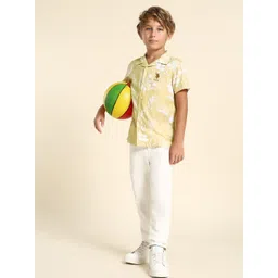 U.S. Polo Assn. Kids Boys Classic Floral Printed Casual Shirt-picture-16