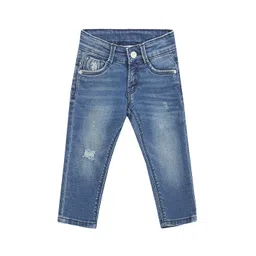 U.S. Polo Assn. Kids Boys Classic Slim Fit Mildly Distressed Light Fade Stretchable Jeans-picture-16