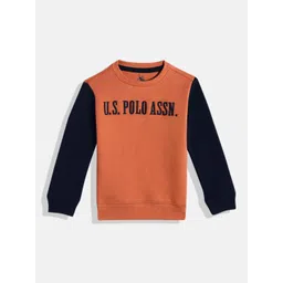 U.S. Polo Assn. Kids Boys Colourblocked Sweatshirt-picture-36