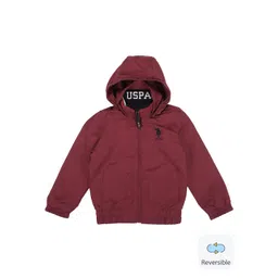 U.S. Polo Assn. Kids Boys Hooded Outdoor Reversible Jacket-picture-56