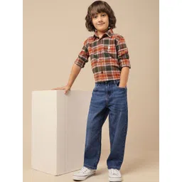 U.S. Polo Assn. Kids Boys Mid-Rise Low Distress Light Fade Stretchable Jeans-picture-28