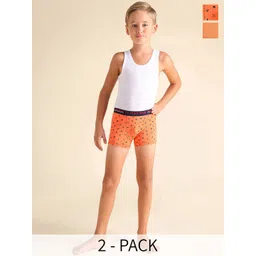 U.S. Polo Assn. Kids Boys Pack Of 2 Printed Breathability Trunks EKT02-OO0-P2-picture-19