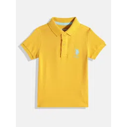 U.S. Polo Assn. Kids Boys Polo Collar Pure Cotton T-shirt-picture-46