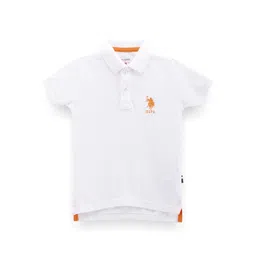U.S. Polo Assn. Kids Boys Polo Collar Regular Fit Cotton T-shirt-picture-43