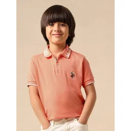 U.S. Polo Assn. Kids Boys Polo Collar T-shirt-picture-13