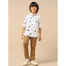 U.S. Polo Assn. Kids Boys Printed Casual Shirt-picture-50