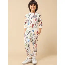 U.S. Polo Assn. Kids Boys Printed Mid-Rise Joggers-picture-56