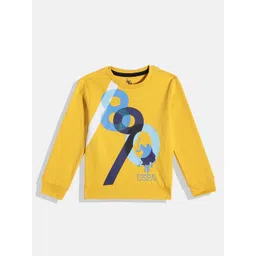 U.S. Polo Assn. Kids Boys Printed Pure Cotton Sweatshirt-picture-41