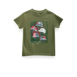 U.S. Polo Assn. Kids Boys Printed Pure Cotton T-shirt-picture-20