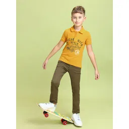 U.S. Polo Assn. Kids Boys Printed Pure Cotton T-shirt-picture-12