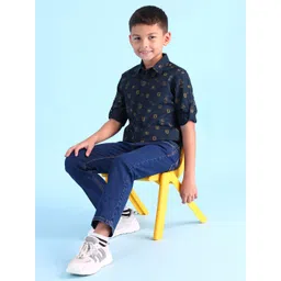 U.S. Polo Assn. Kids Boys Pure Cotton Brand Logo Shirt-picture-47