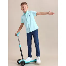 U.S. Polo Assn. Kids Boys Pure Cotton Casual Shirt-picture-10