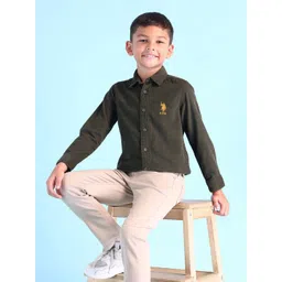 U.S. Polo Assn. Kids Boys Pure Cotton Casual Shirt-picture-48