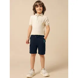 U.S. Polo Assn. Kids Boys Pure Cotton Mid-Rise Shorts-picture-47