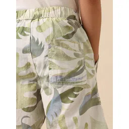U.S. Polo Assn. Kids Boys Pure Cotton Tropical Printed Shorts image 4