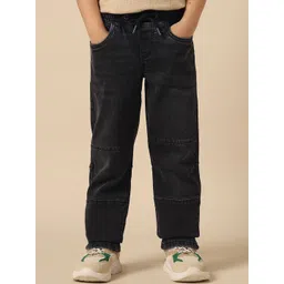 U.S. Polo Assn. Kids Boys Regular Fit Mid-Rise Light Fade Stretchable Jeans-picture-25