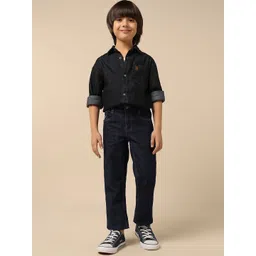 U.S. Polo Assn. Kids Boys Relaxed Fit Mid-Rise Jeans-picture-36