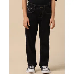 U.S. Polo Assn. Kids Boys Relaxed Fit Mid-Rise Jeans-picture-34