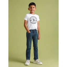 U.S. Polo Assn. Kids Boys Relaxed Fit Mid-Rise Light Fade Stretchable Jeans-picture-26
