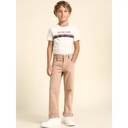 U.S. Polo Assn. Kids Boys Relaxed Fit Mid-Rise Stretchable Jeans-picture-20